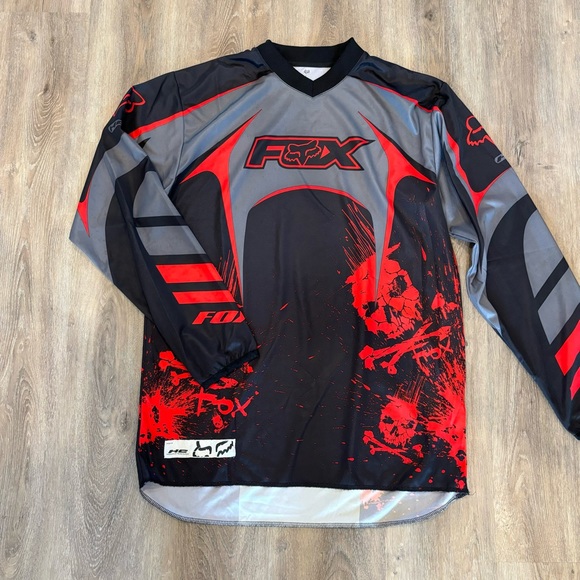 Fox Riding Shirt • Size Large - Picture 2 of 6